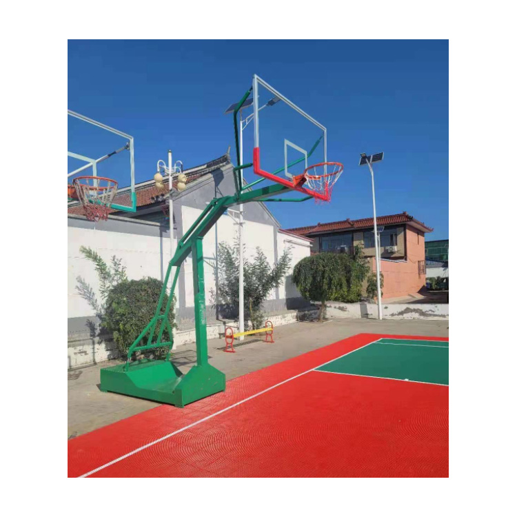 Basketball Hoop - Konkaves Stahl-Basketballkorb-System mit verstellbarem Ständer und