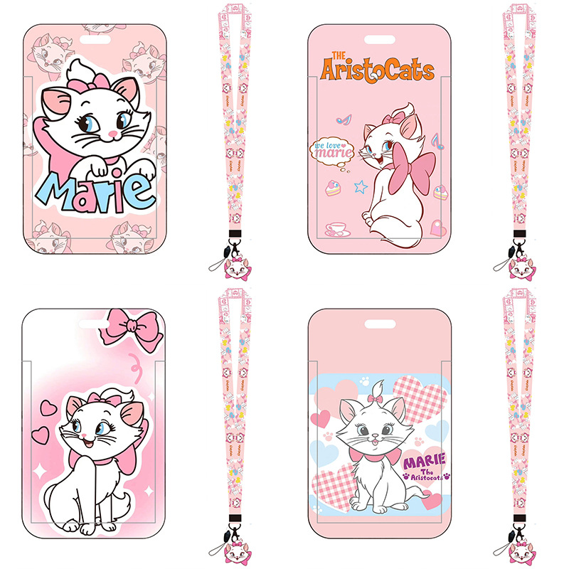 Jump Rope - Mary Cat Cartoon The Aristocats Studenten-Kartenetui,