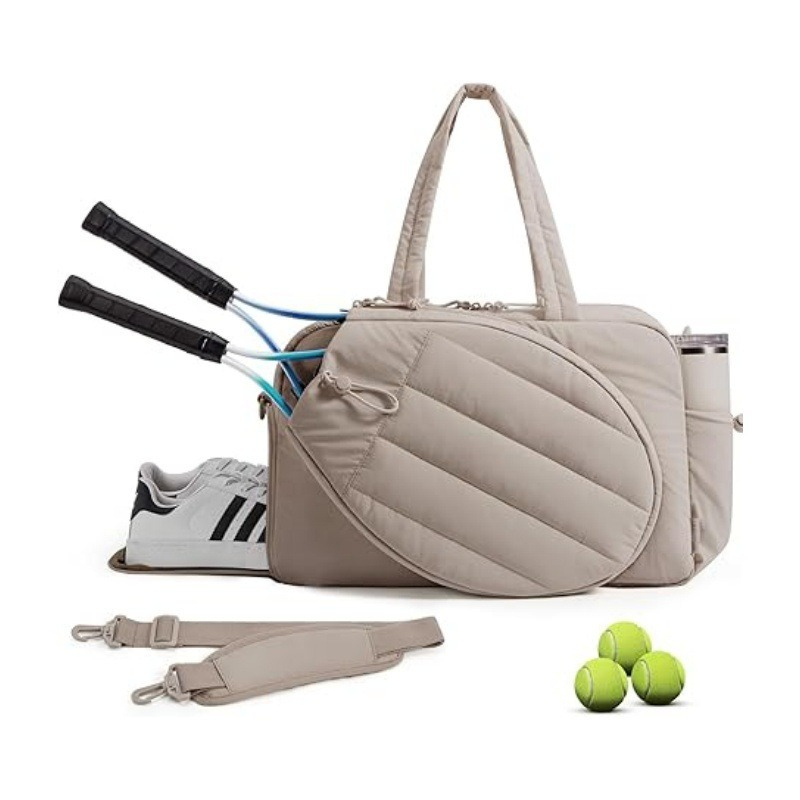 Tennis Racket - Neue Outdoor-Tennis-Pickleball-Schlägertasche Personalisierte Modische Einfache Crossbody-Tennis-Wasserbecher-Schultertasche