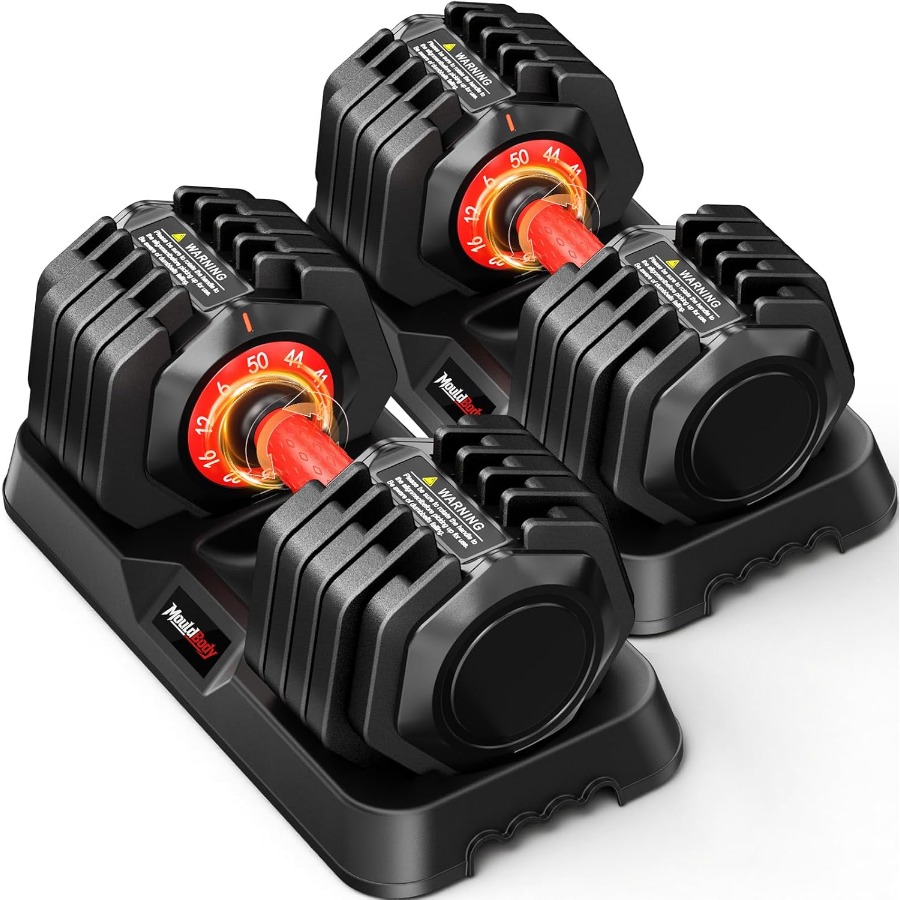 Dumbbell Set - Verstellbares Hantelset, Paar, 25 lb oder