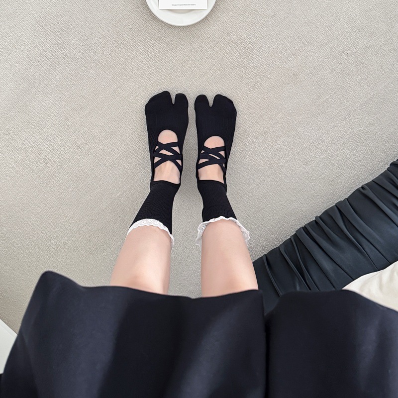 Yoga-Socken mit Spitzenbesatz  – Yoga Mat Bewertung und Preis